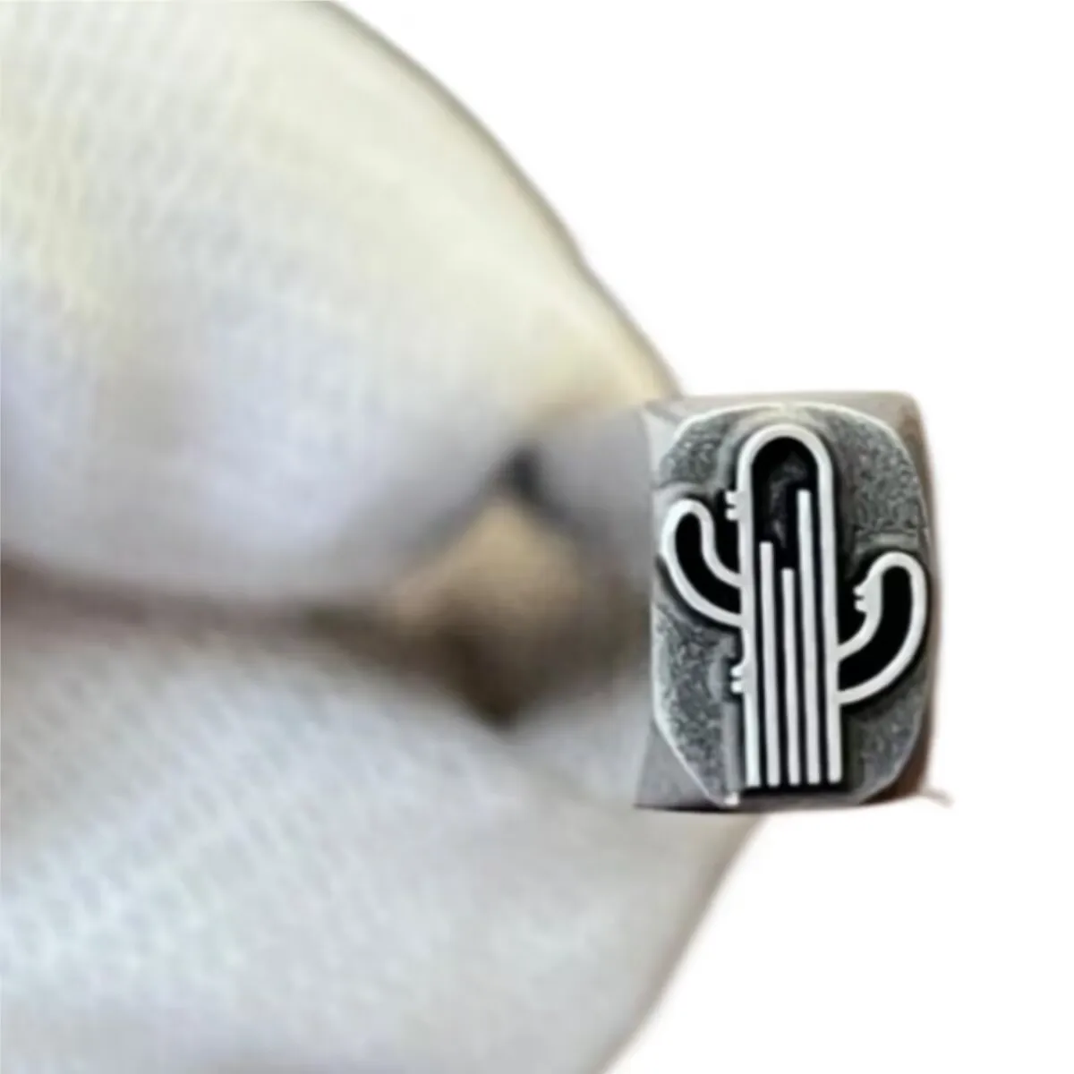 Jewelry Stamps, Cactus-Patterned Steel Stamps, Gold and Silver Bracelets, Rings, Chiseling Molds, and Gold-Working Tools