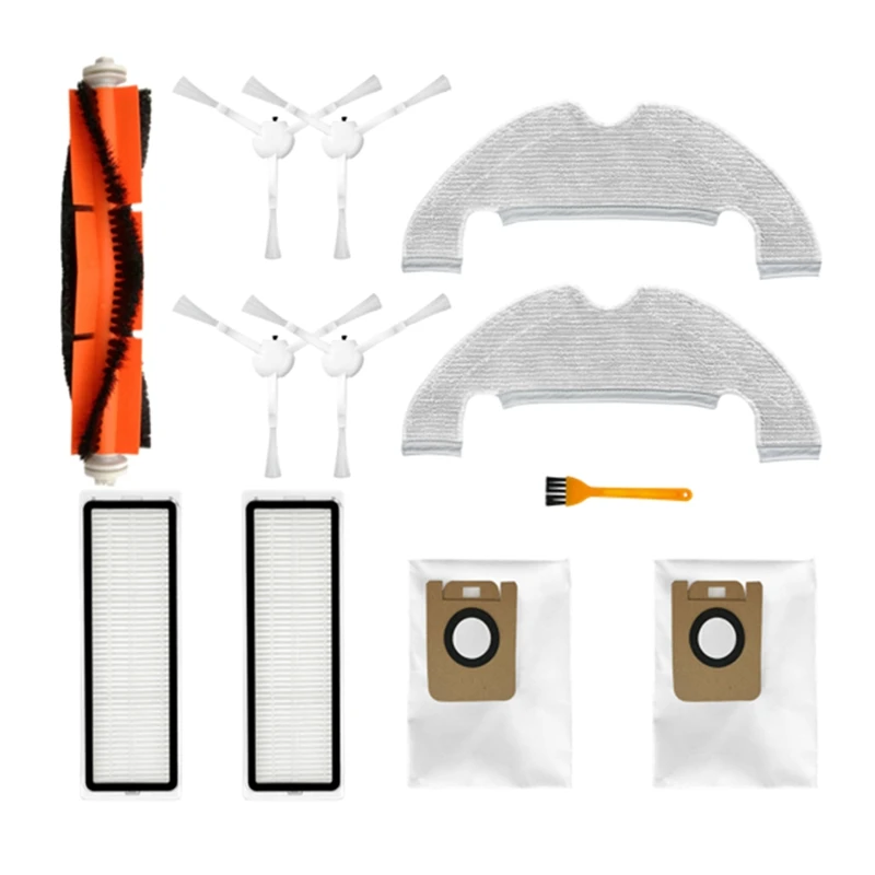 Акция! Основная щетка для пылесоса Dreame Bot L10 Plus / Z10 Pro / D10 PLUS, боковая щетка, Швабра, ткань, HEPA фильтр, мешки для пыли, детали