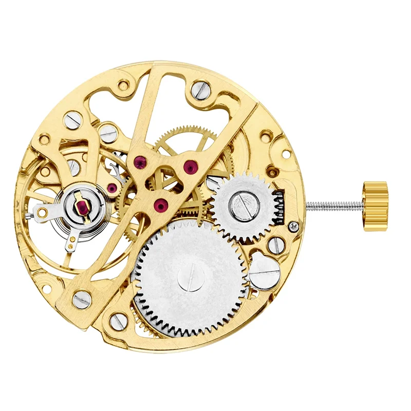 Mechanical Watch Movement 7120 Hollow Fashion Clock Automatic Watch Mechanism Parts Replace High Accuracy