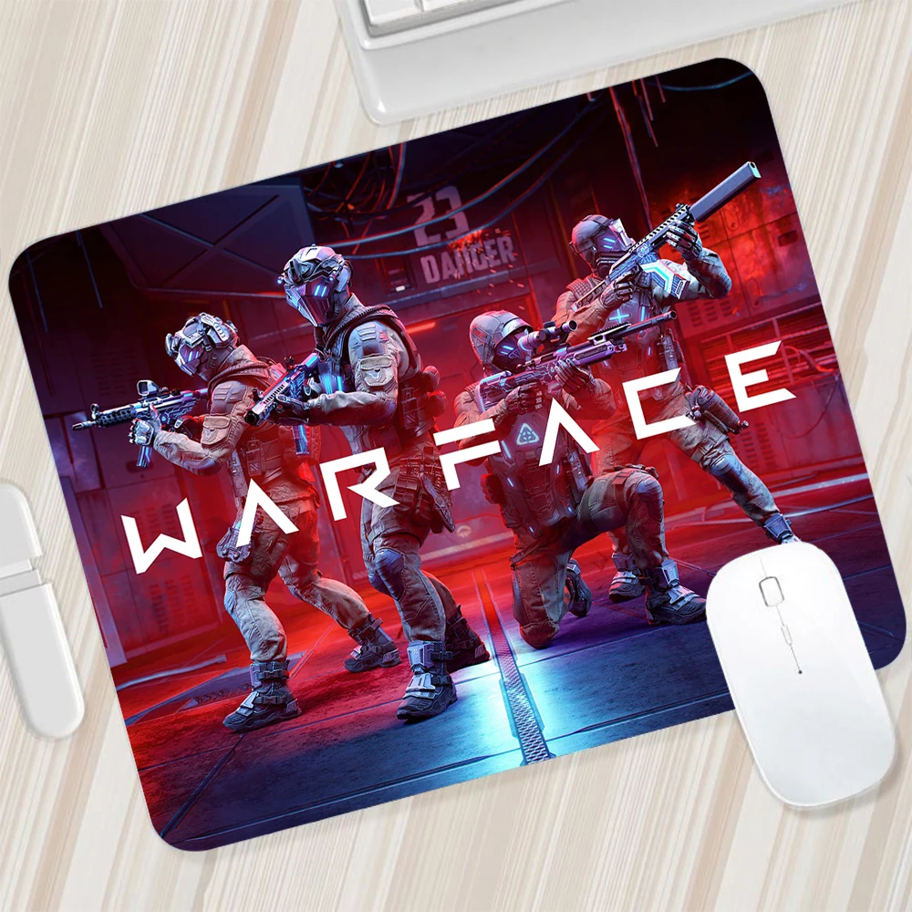 Warface Small Mouse Pad Gaming Mousepad PC Gamer Mouse Mat Silicone Computer Office Pad Keyboard Mat Desk Pad Laptop Mausepad