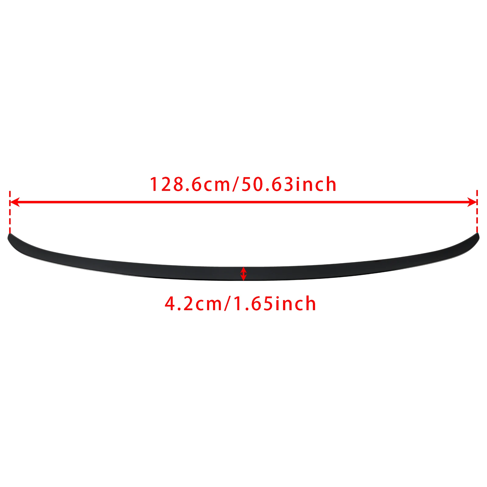 Areyourshop M5-Style Heckklappenspoiler für BMW 5er G30 Limousine 2017-2023, Hochglanz Schwarz – Detail 2