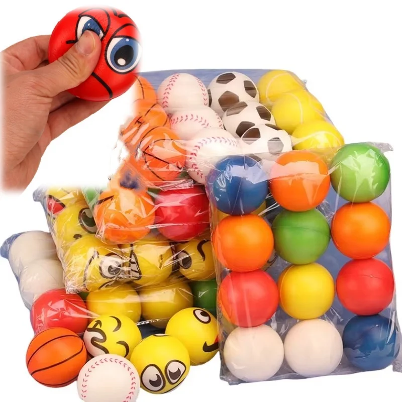6 Pcs Toys Stress Ball Anxiety Relief For Boys Girls  Squeeze Ball That Relieves Stress interesting Children Toys