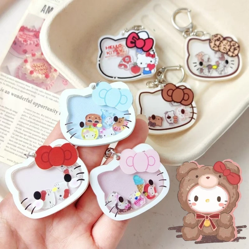 

Sanrio Hello Kitty брелок милый мультфильм кулон-качалка брелок для девочек рюкзак автомобильный брелок Kawaii очаровательное украшение для школьной сумки