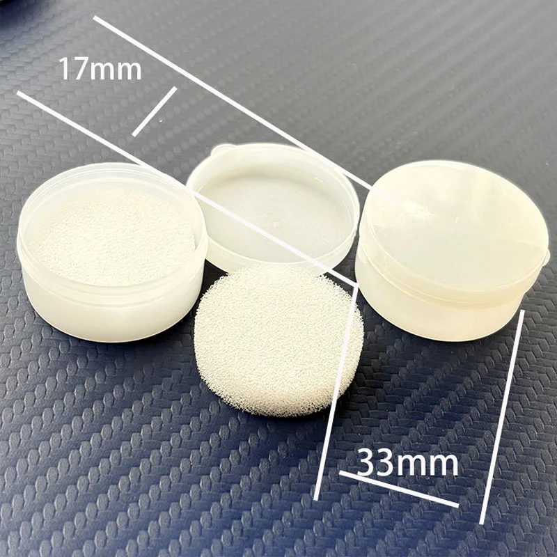 Watch parts box, balance wheel assembly box, plastic box with 2 sponges (one box with 2 sponges)