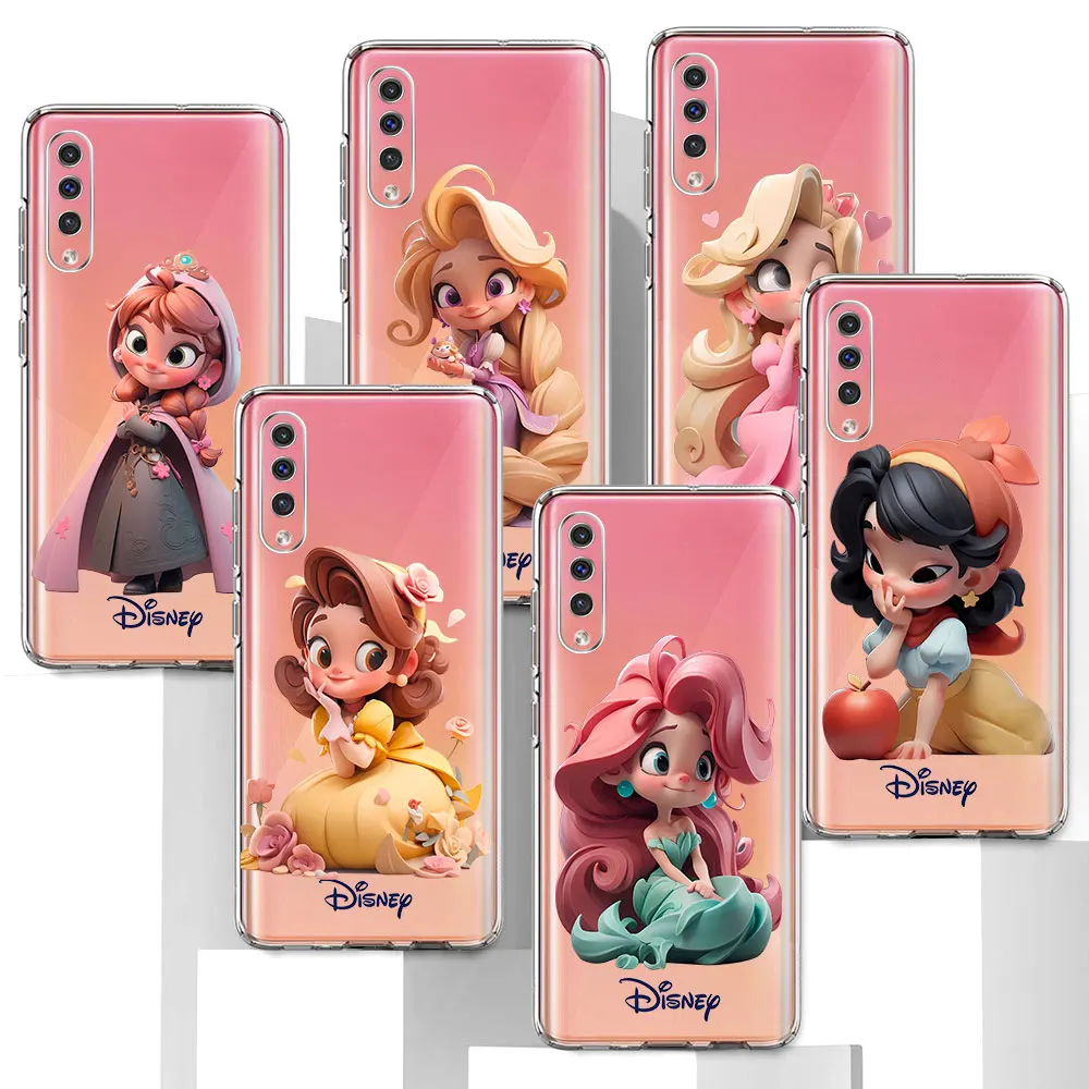 Disney Princess Girl Cute Case for Samsung Galaxy A04s A10 A20s A7 A01 A02s A03s A20e A30s A40 A6 A70 A70s TPU Soft Phone Cover