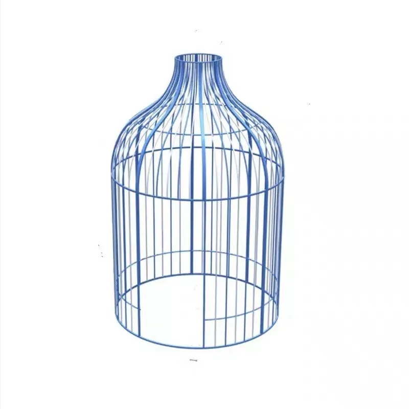 

Wrought iron large outdoor birdcage hotel hot shop restaurant birdcage booth decoration large birdcage
