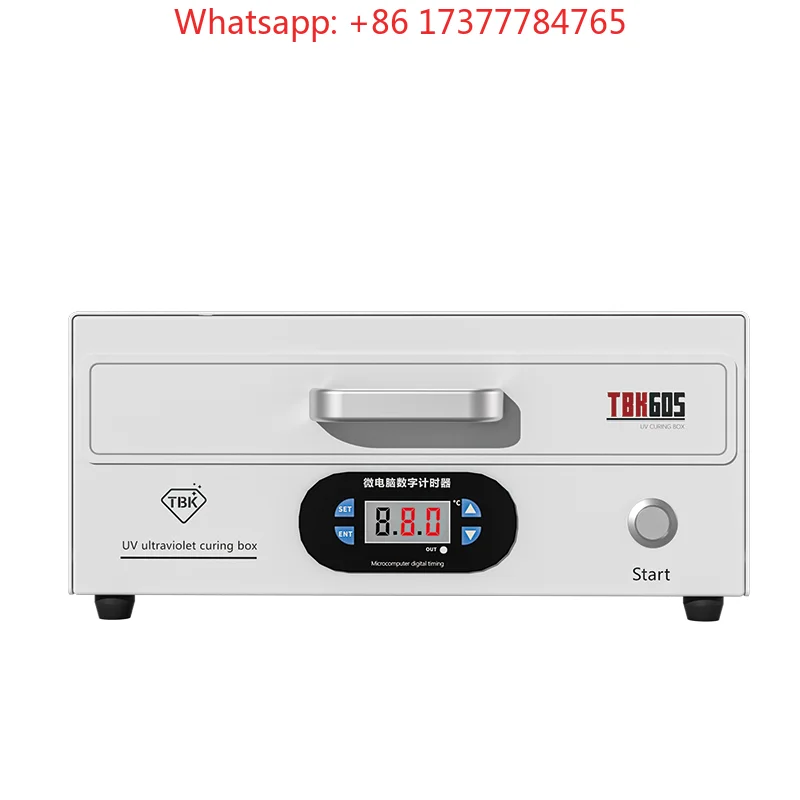Mobile Phone Curved Screen LOCA Curing Device TBK605 48LED UV Repair Light Box Machine