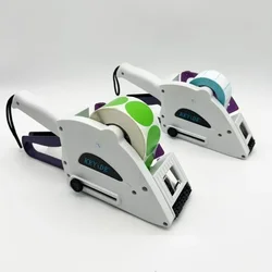 Semi Automatic Sticker Handheld Labeling Plastic Round Bottle Flat Small Self-adhesive Label Machine Supermarket Pricing Tool