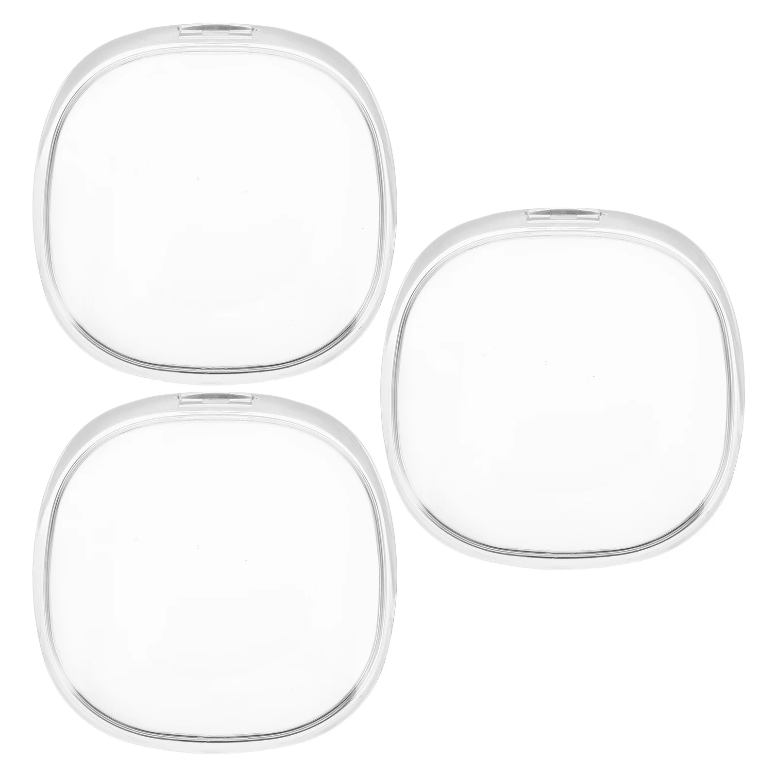 

3Pcs Transparent Retainer Case Portable Retainer Holder Storage Box Travel Denture Cleaning Container Dental Device