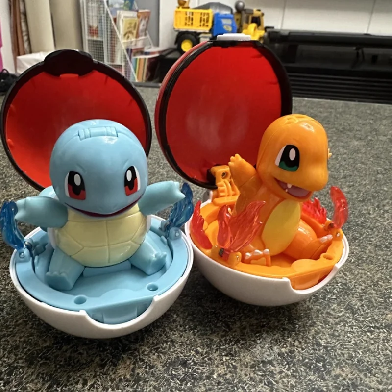 新しいポケモンフィギュアオリジナルボックスピカチュウリザードン-greninja-ポケットモンスターモンスターボールアクション変形モデルおもちゃギフト