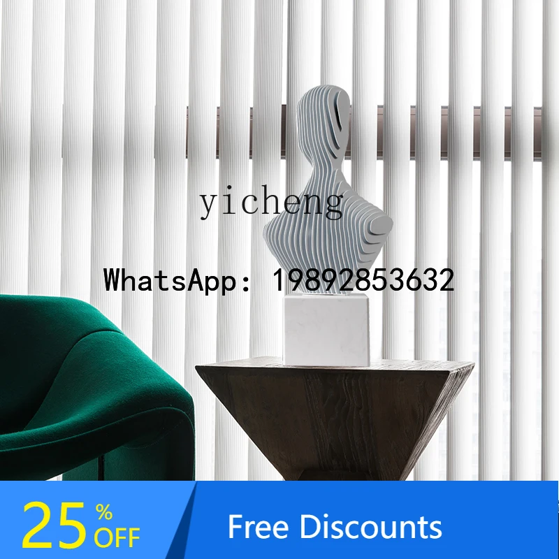 

LL abstract artwork living room TV cabinet ornament creative hotel sales office side cabinet aisle figure sculpture