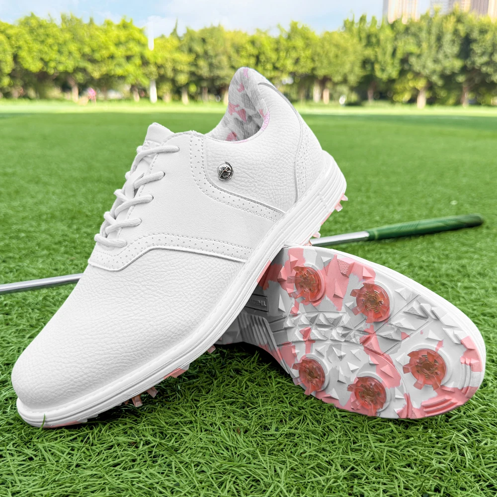 2026 Professional Golf Training Shoe Women Outdoor Golf Shoe Designer Non-slip Sneakers With Nails 36-43