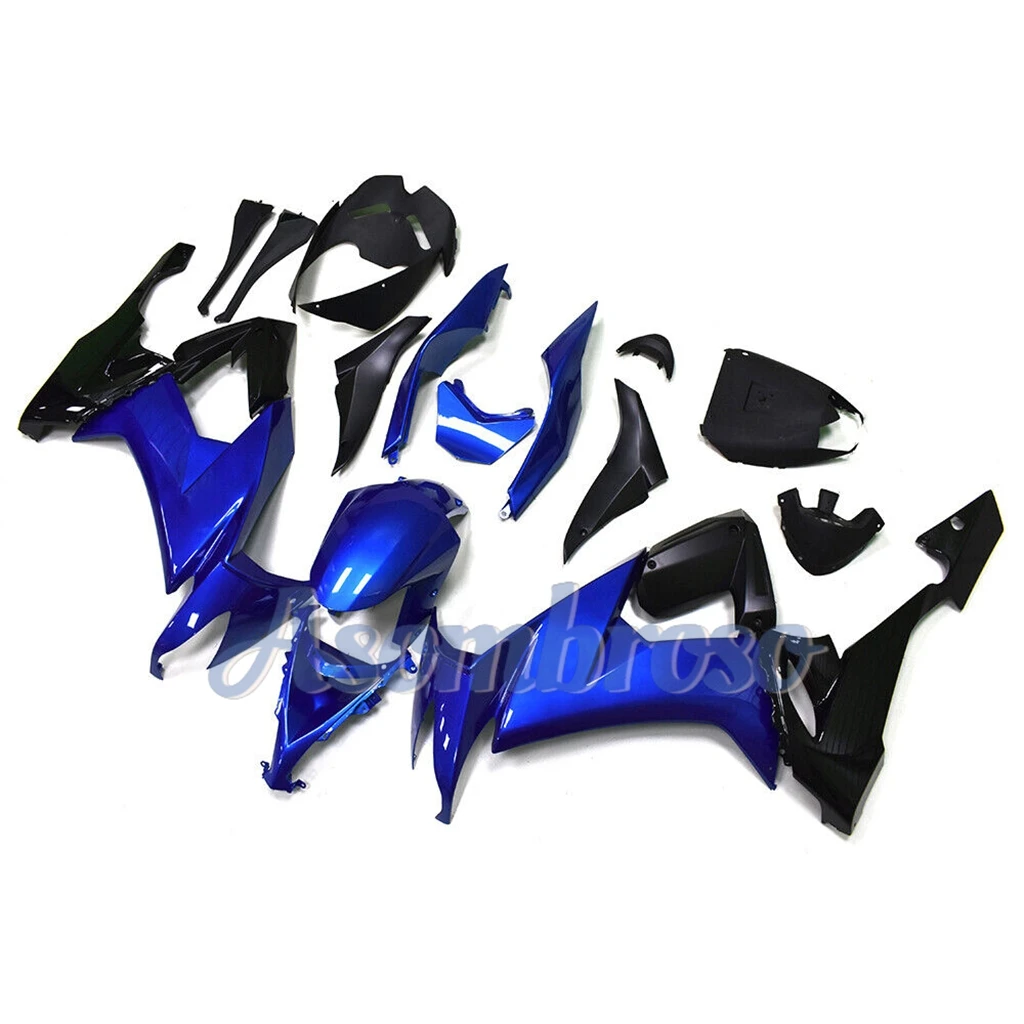 Motorcycle Injection Molding Fairings kit Fit for Ninja ZX10R 2008 2009 2010  ZX-10R 08 09 10 Blue Bodywork Cover ZX1000E ZX1000