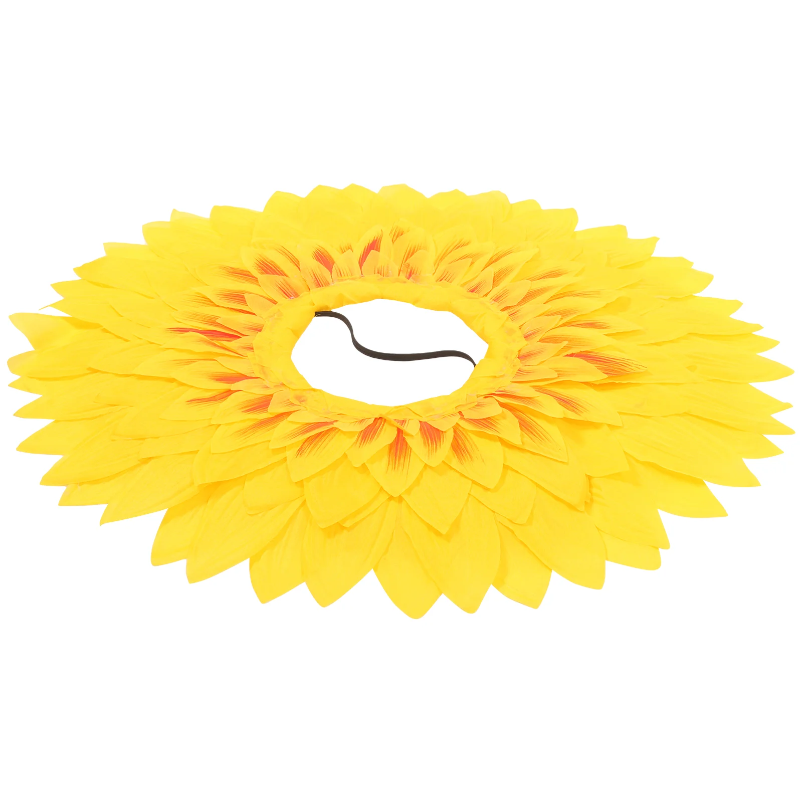 

Headpiece Baby Headbands Party Supplies Halloween Yellow Sunflower Face Cover Lovers Decor