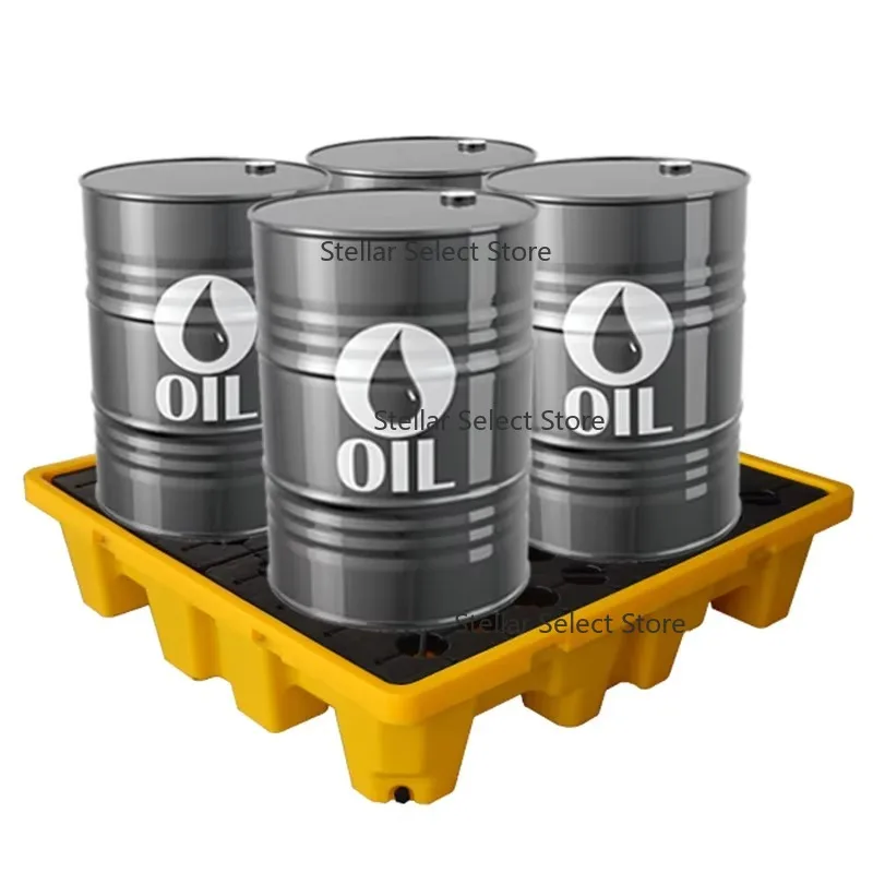 Low Profile Polyethylene 1300*660*150 2 Drum Oil Spill Containment Tray