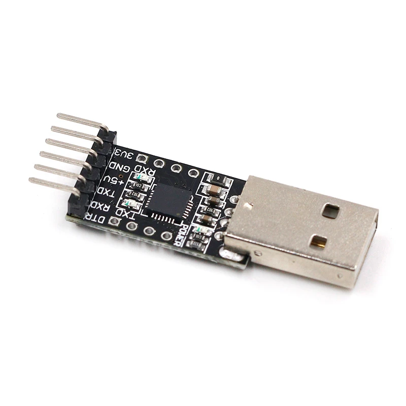 Cp2102 usb 2.0 para ttl uart módulo conversor serial de 6pin stc substitui ft232