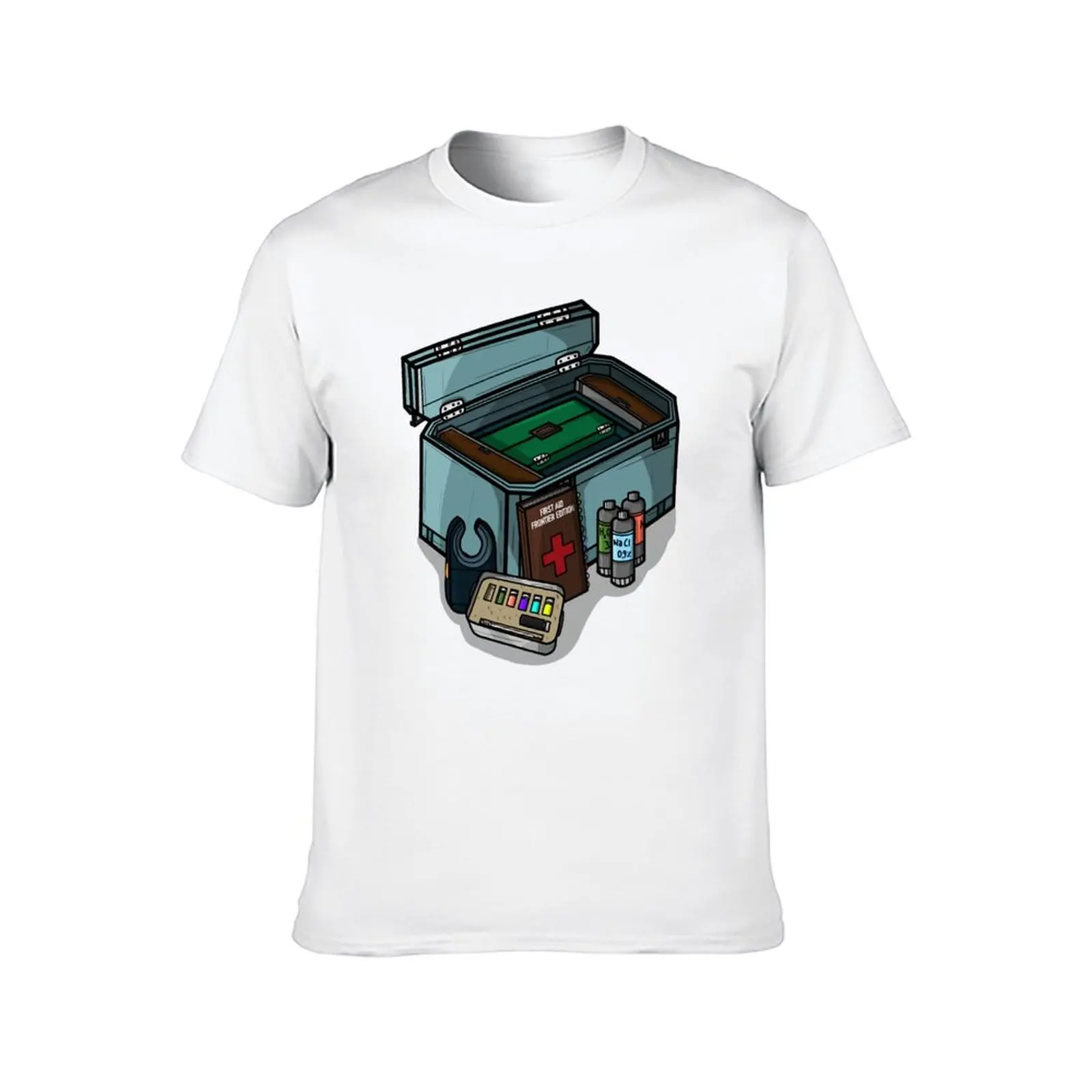 من أجل - رجل رجل أسود عادي Rimworld للتي شيرت الصناعي حزمة قمصان الطب تي شيرت مضحك القطن القطن