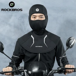 ROCKBROS Ski Mask Thermal Warm Balaclava Windproof Removable Adjustable For MTB Road Cycling Motorcycle Winter Outdoor Sports