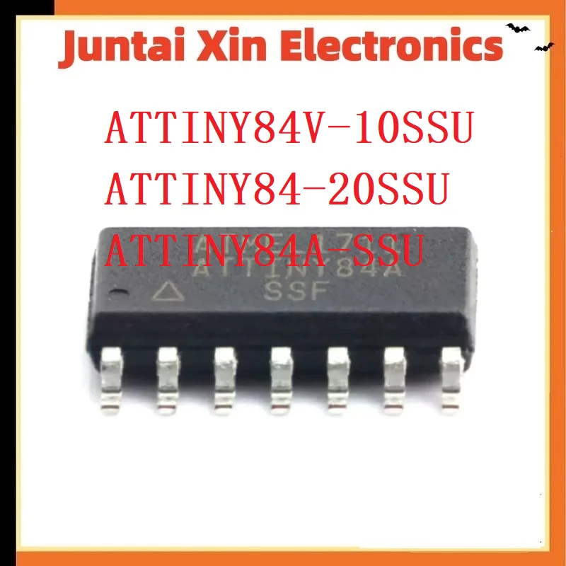 5PCS/LOT ATTINY84A-SSU SOP14 ATTINY84A-U 84A-SSU SOP ATTINY84A ATTINY84 SOP-14 ATTINY84-20SSU ATTINY84V-10SSU