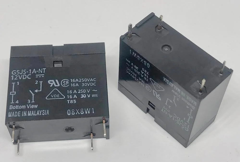 New G5JS-1A-NT 12VDC (G2R-1A-4P-12V-16A) Relay 4 pins