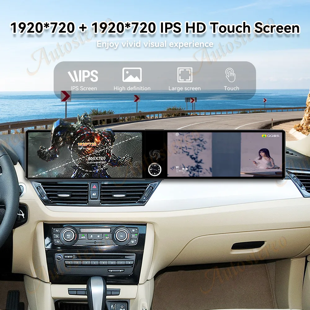 Carplay 25 Inch Car Dual Screen Android For BMW X1 Series E84 2009-2015 Multimedia Player GPS Navigation Car Radio Media Unit