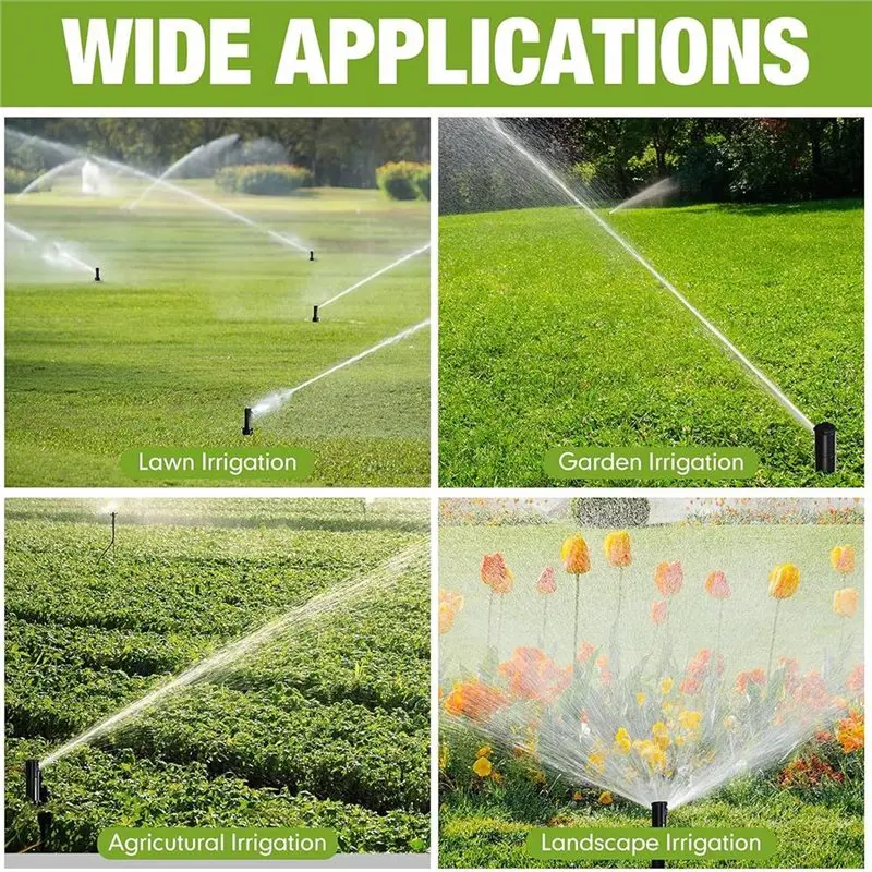 ABUG-Sprinkler Heads 3/4 Inch -Up Lawn Garden Irrigation With Screwdriver Set