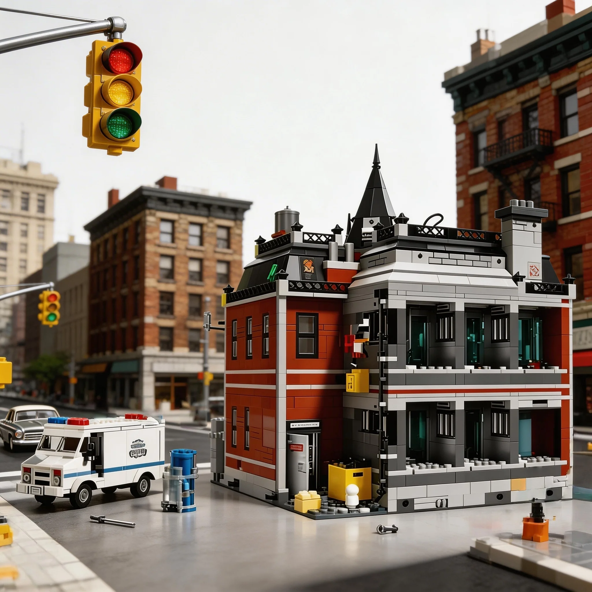 

2026 new 76300Arkham Asylum architectural model suitable for adult birthday gift collectibles or holiday decorations