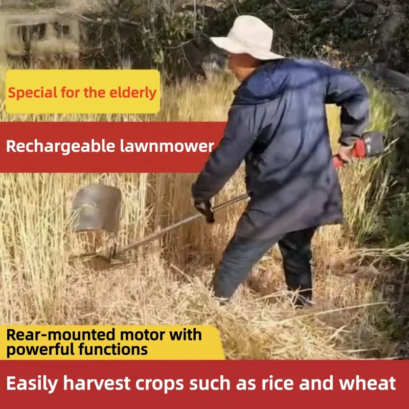 Wheat Harvesting Machine Self-propelled Grain Harvester Rice and Barley Threshing Integrated Machine Agricultural Equipment