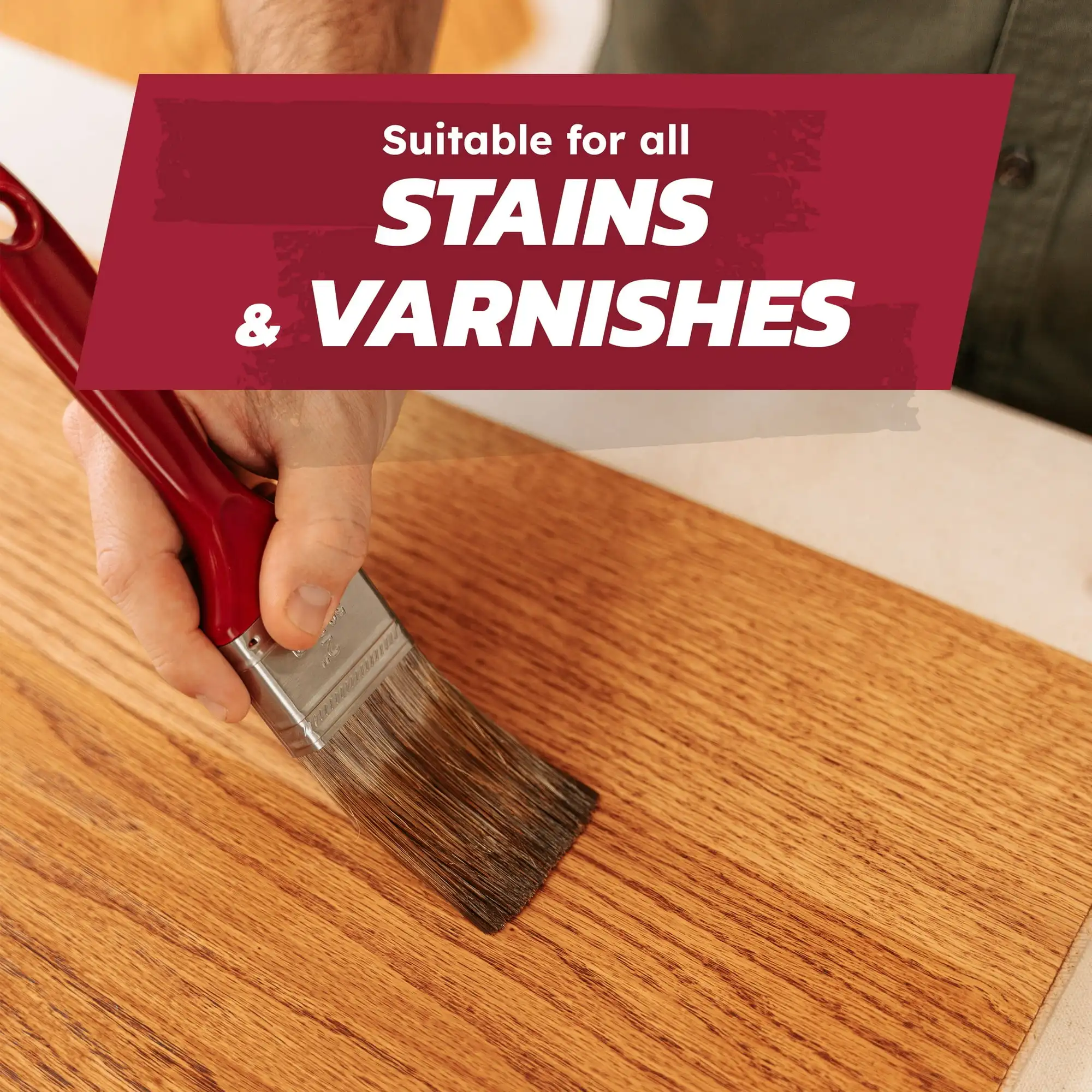 Linzer, плоская кисть из полиэстера, 5 дюймов