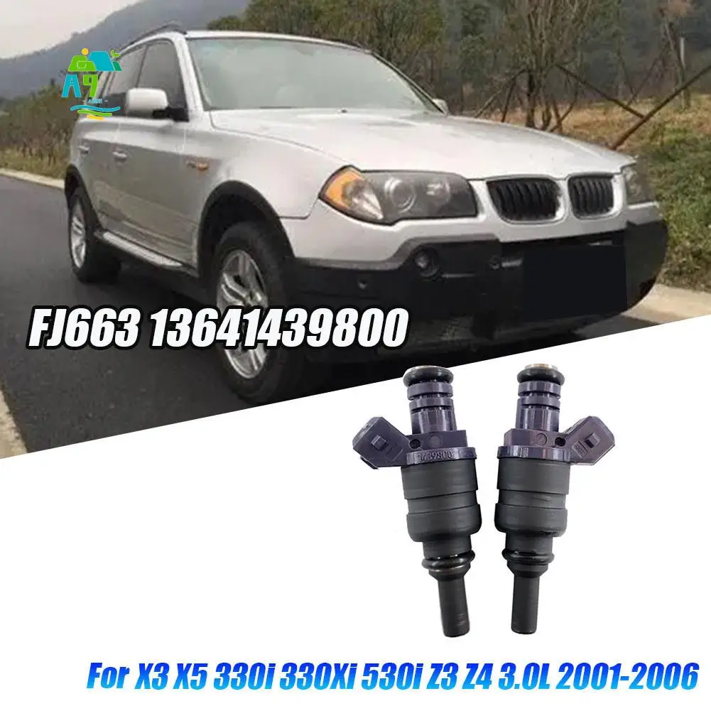 A09E-Fuel Injector Nozzle FJ663 13641439800 For BMW X3 X5 330I 330Xi 530I Z3 Z42001-2006 3.0L 13537546244 13641427240