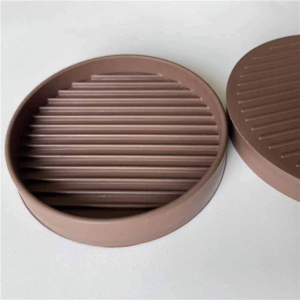 4Pcs/set Convenient Square Round Furniture Coasters Rubber Non Slip Furniture Pads Caster Cups Couch/Chair/Bed Stoppers