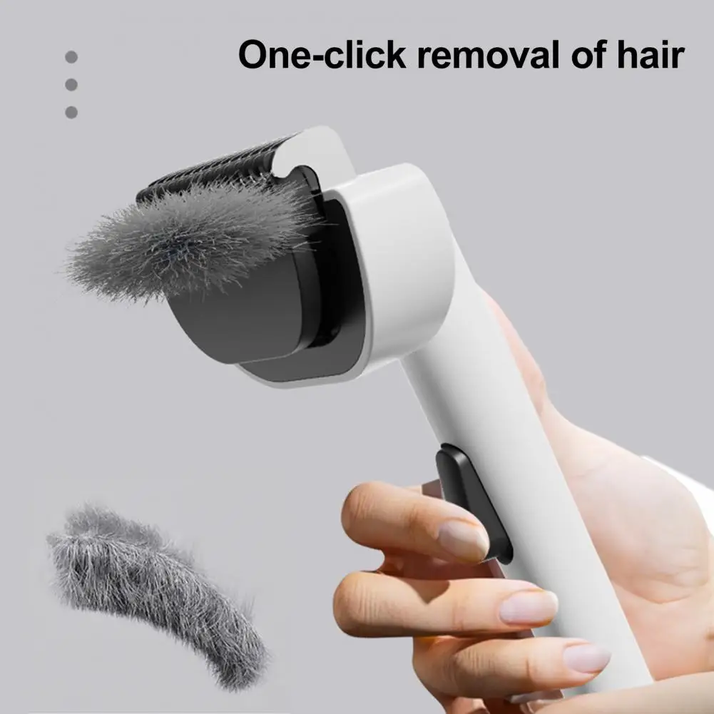 Professional Fur Grooming Supplies Pet Detangling Comb for Dogs Cats Self-cleaning Deshedding Brush for Removing for Dogs