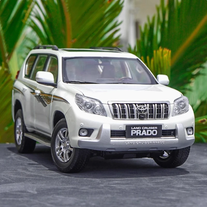 Diecast 1:18 Scale PRADO LAND CRUISER SUV Alloy Motor Vehidle Model Fnished Simulation Hobby Collection Automobile Gift Toys