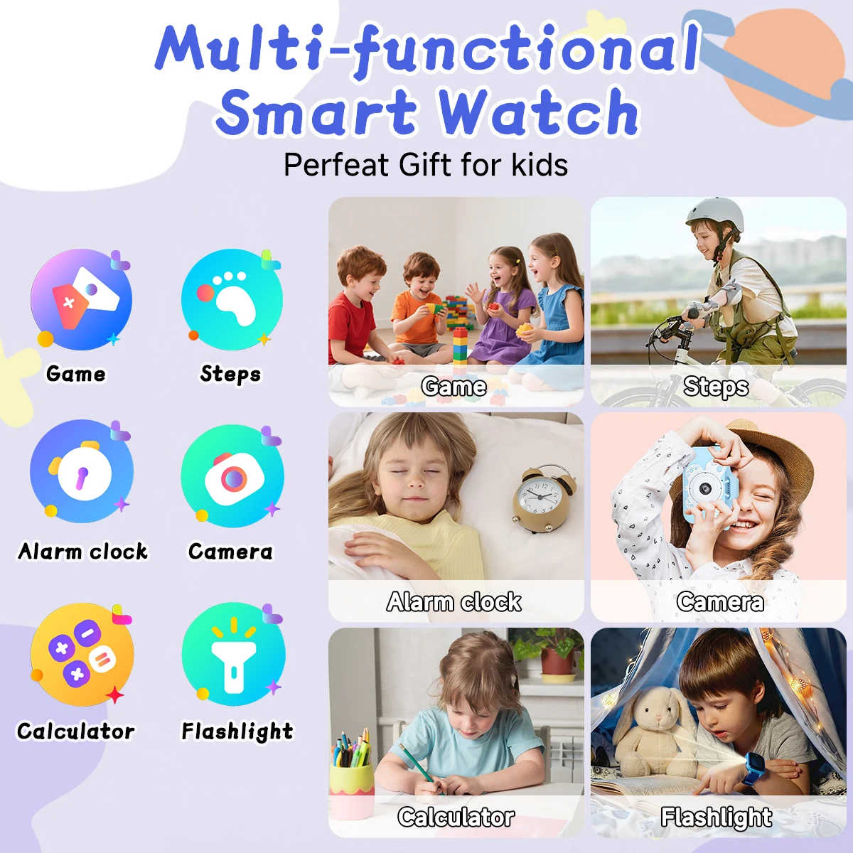 Smartwatch per bambini Fotocam - Smartwatch Watches Birthday Gift For Girls recensione e prezzo