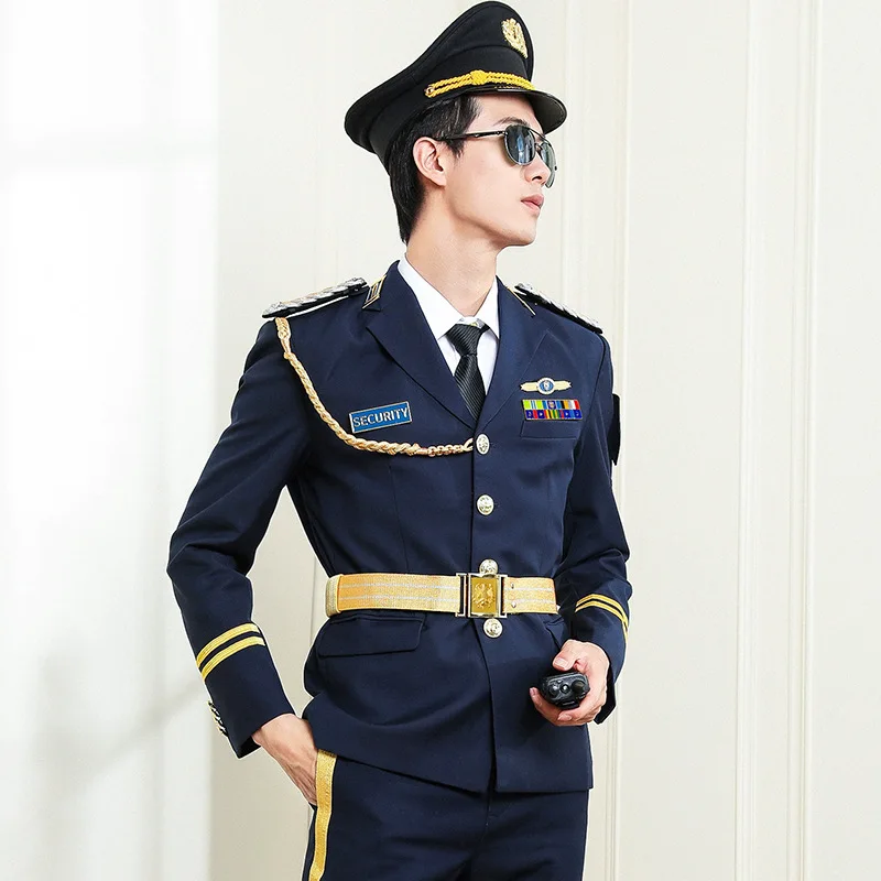 Security suit men's suit Spring and Autumn pilot image post protocol suit security system clothing