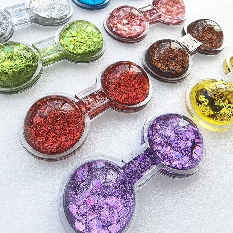 Kawaii Baby Three 400% Series and Lila 600% Series Replaceable Diy Flowing Sand Eyes Multi-Color Eyes Doll Accessories