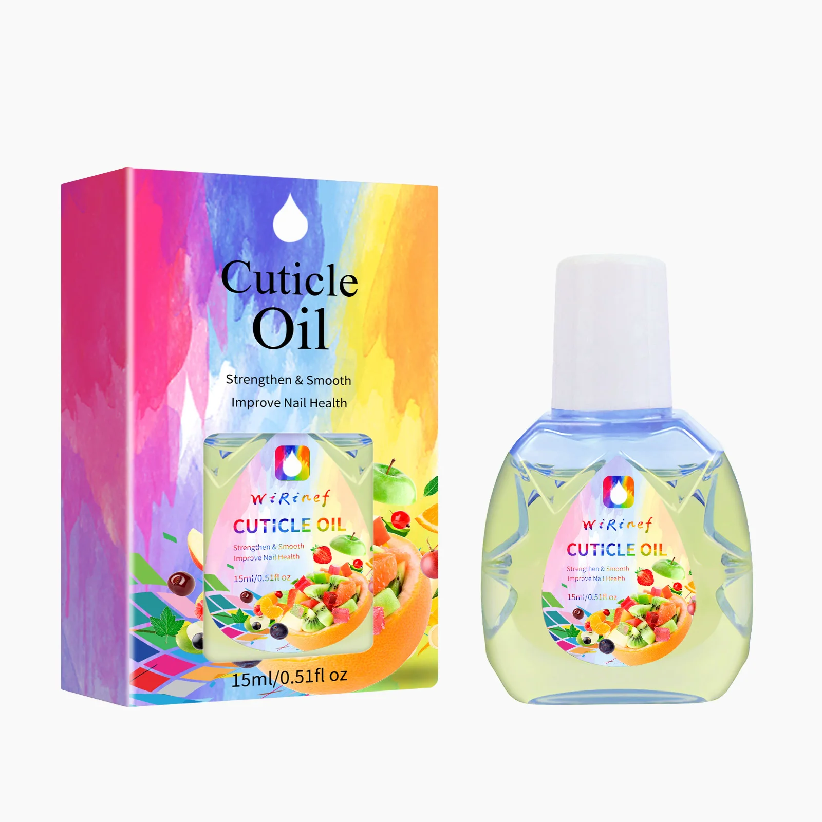 Aceite nutritivo para uñas, 15ml, aceite afrutado para el cuidado de las uñas, aceite de regeneración de cutículas, producto nutritivo para el cuidado de la piel