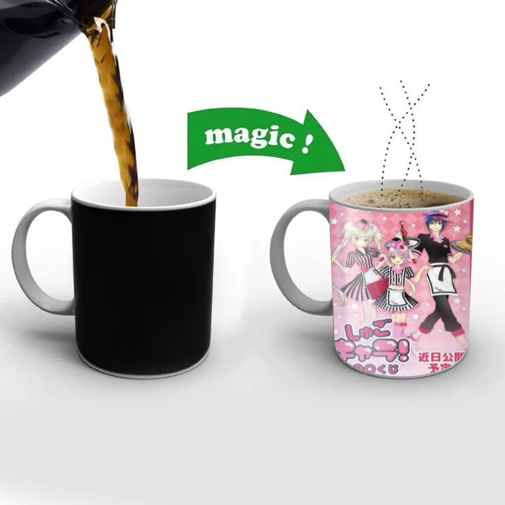 

Shugo Chara Japan Anime Hinamori Amu One Piece Coffee Mugs And Mug Creative Color Change Tea Cup Ceramic Milk Cups Novelty Gifts