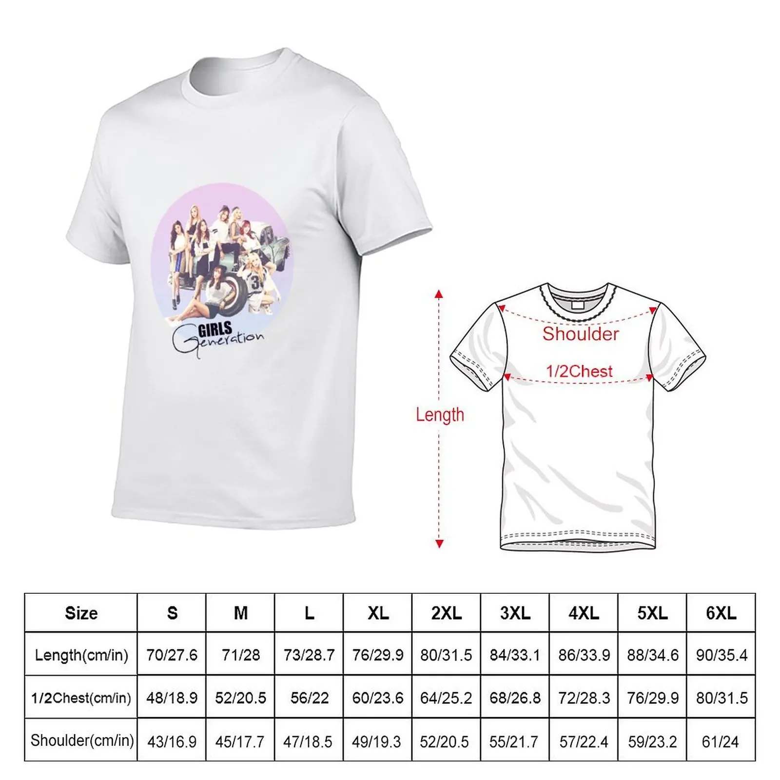 Girls Generation T-Shirt man tshirt t shirts for man pack cotton man t shirt graphic T-shirt