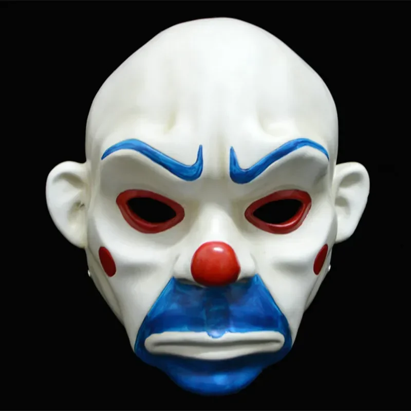 Joker Bank Robber Resin Mask, Clown, Dark Knight Cosplay, Halloween Costume