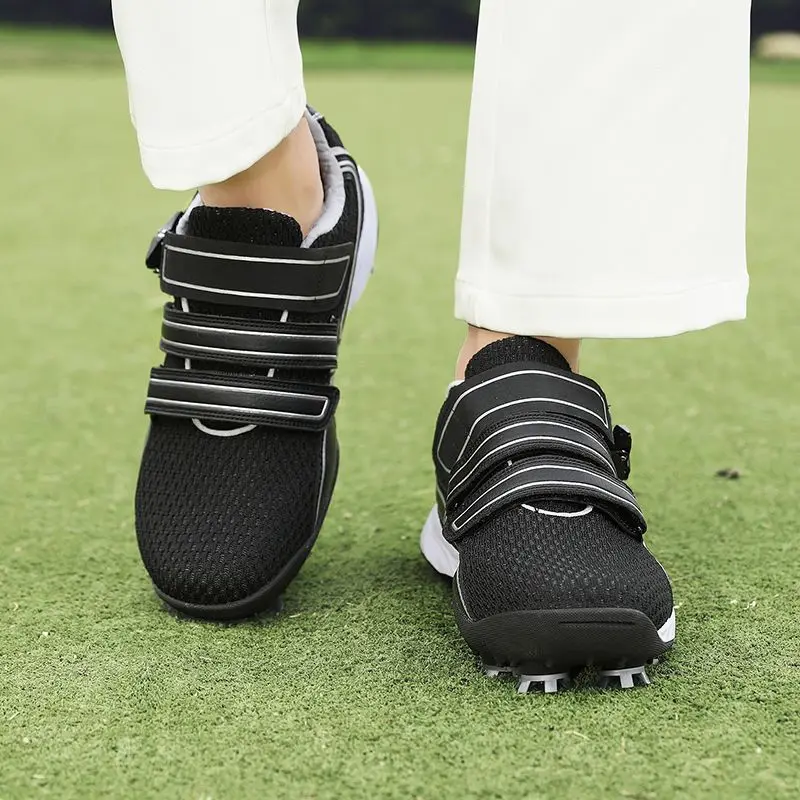 

Элитные кроссовки для гольфа 2026 года для мужчин и женщин: качественная спортивная обувь для пар, удобные тренировочные кроссовки для гольфа с пряжкой-ремешком