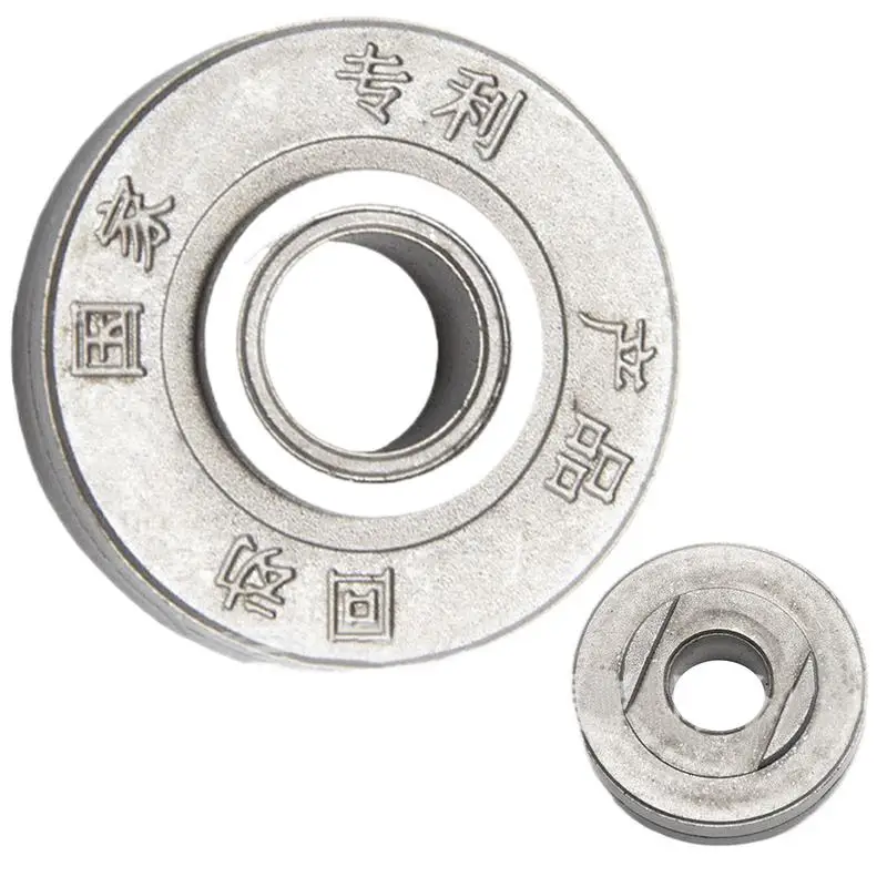 Nut For Grinder Clamping Power Chuck Tools Carbon Steel Heavy Duty Wear Resistant Fast Clamping Flange Pressure Plate