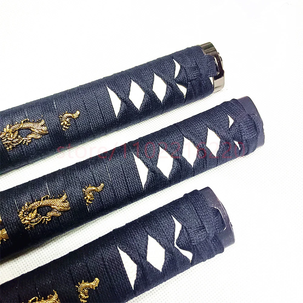 Amazing 26cm 20cm Tsuka Handle Hilt Alloy Fuchi Kashira Menuki For Real Japanese Japan Samurai Katana Sword Fittings Parts Good