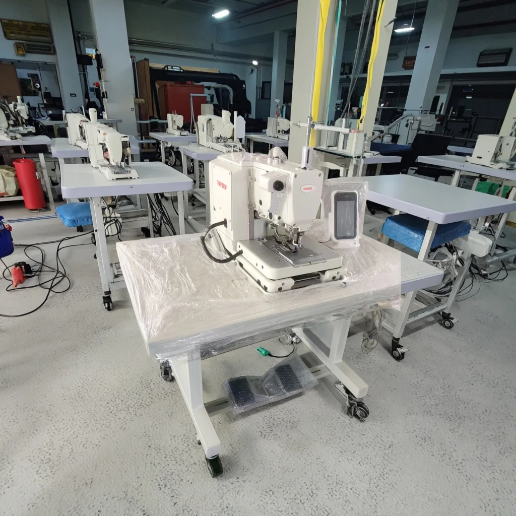 ATV&UTV2026 HotSale Single Needle Electronic Eyelet Button Hole Sewing Machine Flat-Bed Cheap Price Suitable for Manufacturing P