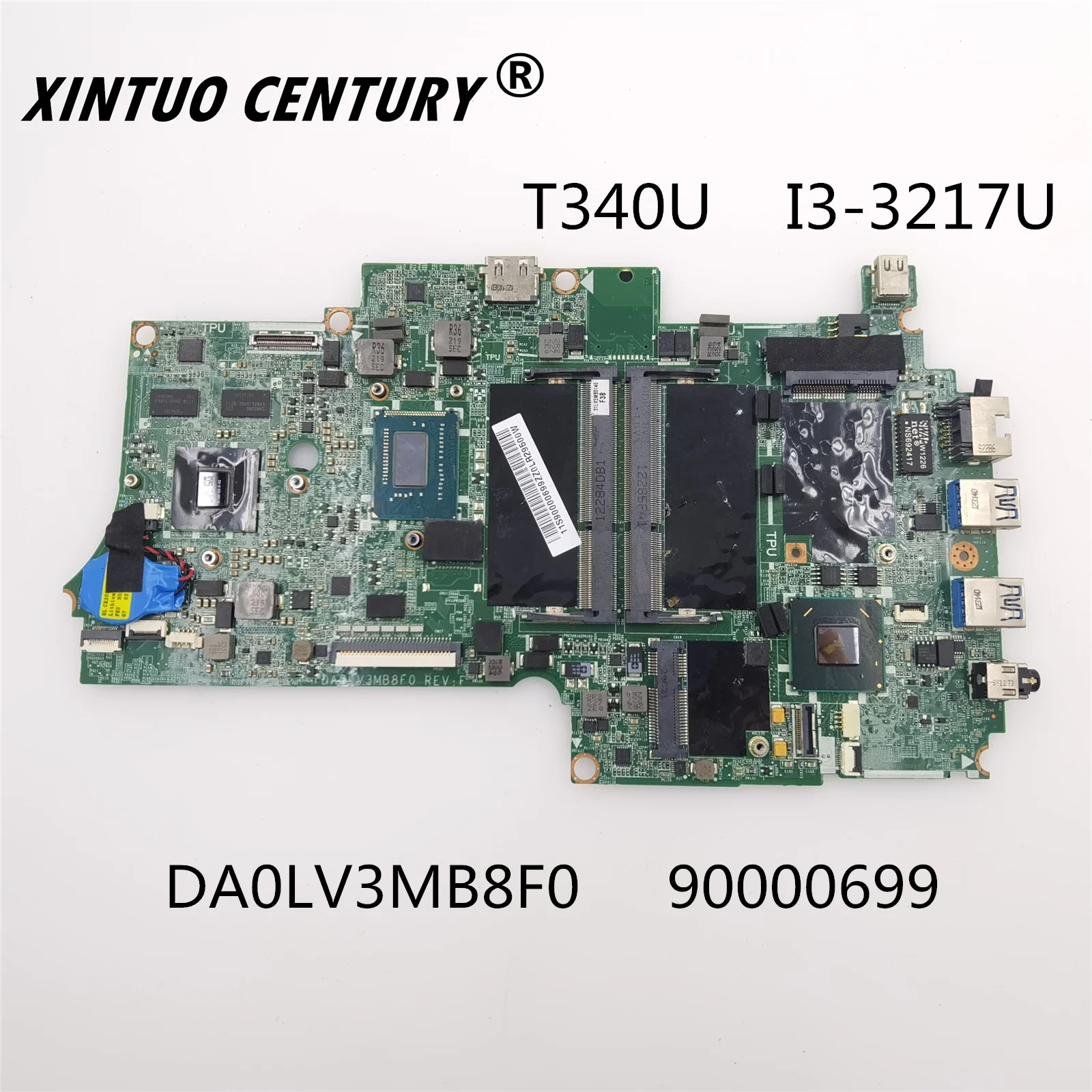 

For Lenovo T430U V490U Laptop motherboard DA0LV3MB8F0 90000699 T430U I3-3217U HM77 GT620M 1GB tested good