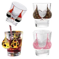 50ml Creative Hand Painted Shot Glass Thickened Glass Vodka Shochu Cocktail Wine Glass Home Bar Fashion Drinking Utensils