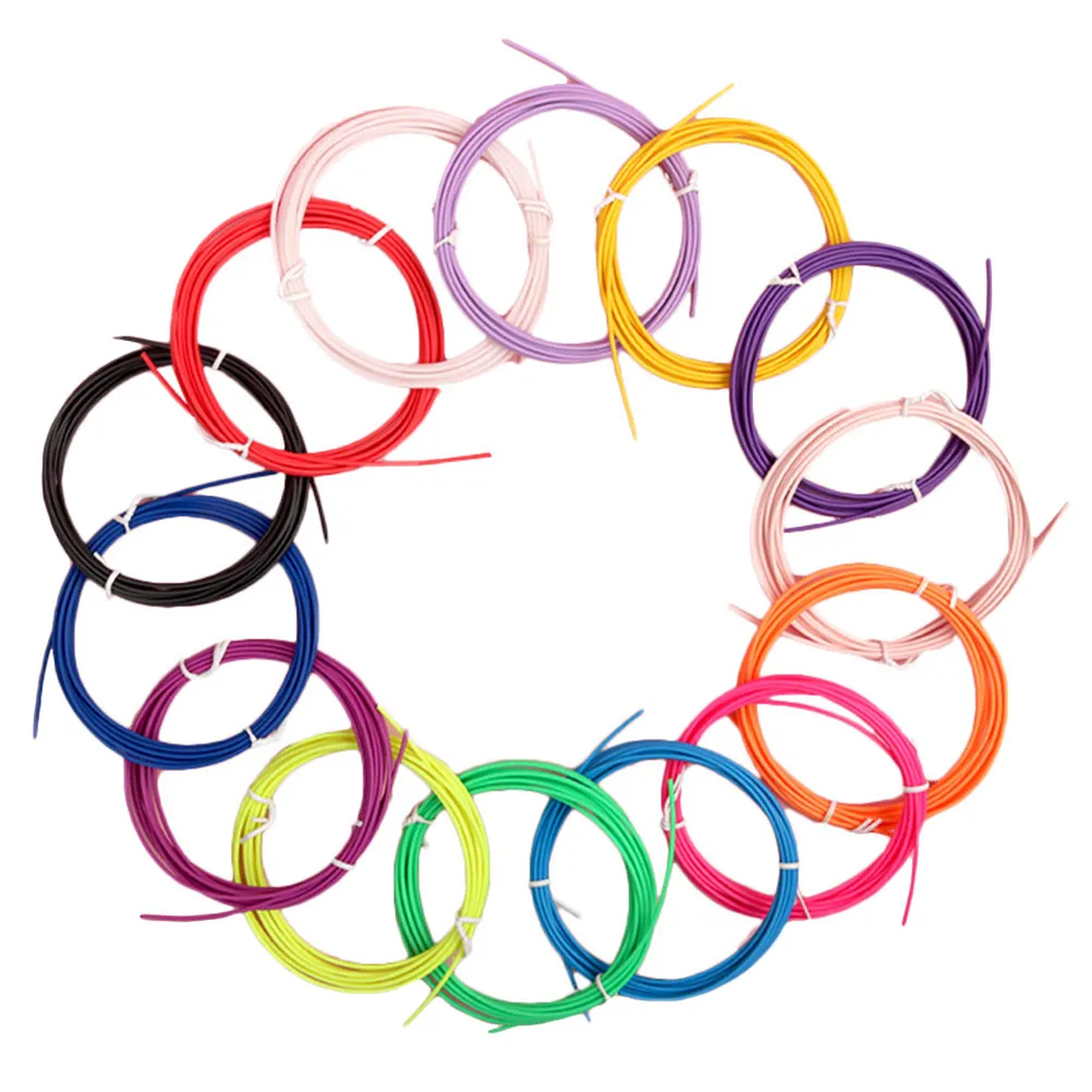 

20 Rolls 3D Pen Filament Refills Pcl Low Temperature Colorful Filament Reusable Spools Compatible with Most 3D Printing Pens