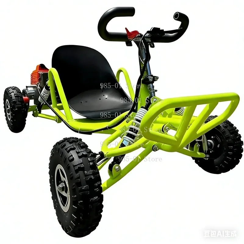 All-terrain off-road kart, 2-stroke rally mountain bike for adult racing & kids beach drifting
