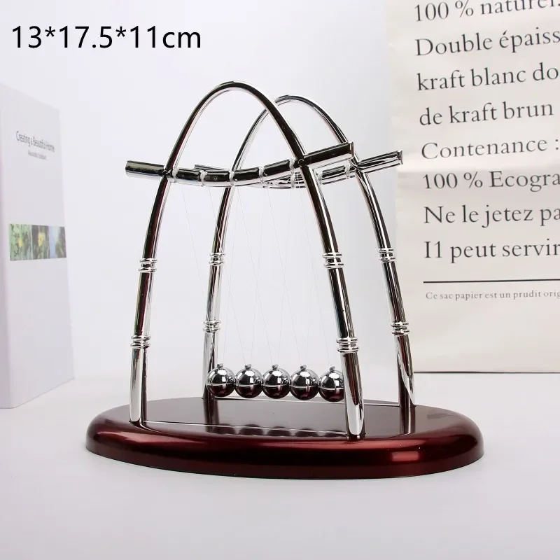 Newton Cradle Balance Stahlkugeln Perpetuum Motion Collision Ball Schule Unterricht Physik Wissenschaft Pendel Spielzeug Heimdekoration