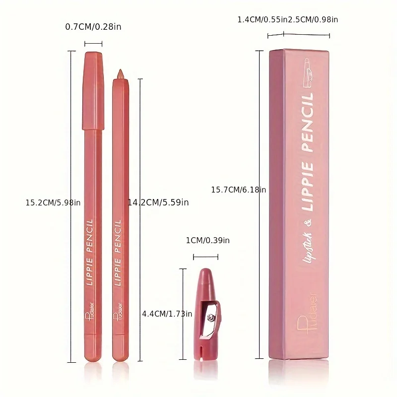 1pc Matte Lip Liner Pen, High Pigment & Waterproof, Versatile Mixed Colors, Suitable For All Skin Types